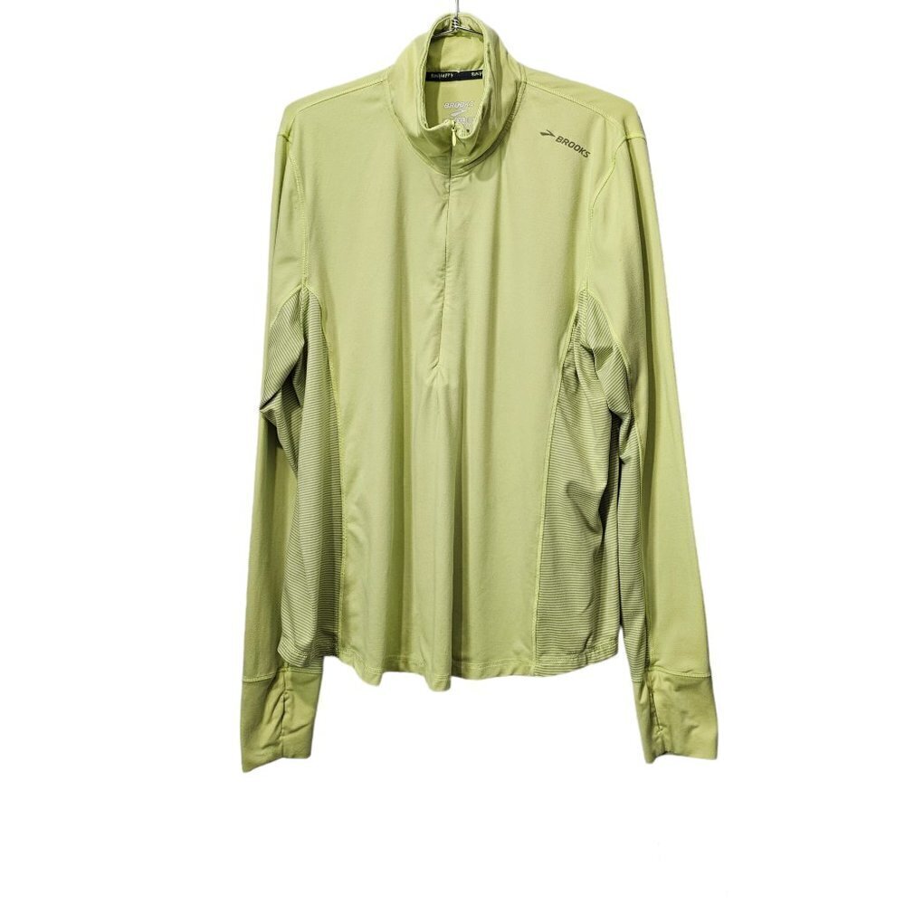 ❤️Brooks Run Happy 1/4 Zip Running Pullover Performance Shirt